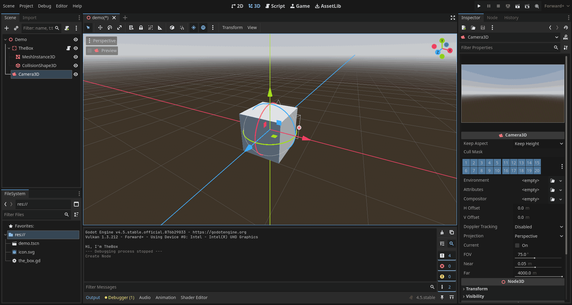 camera node
